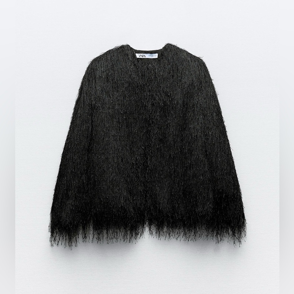 Zara fringed jacket